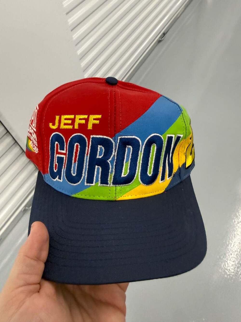 Chase Authentics Jeff Gordon #24 Dupont Rainbow Snapback Hat Cap
